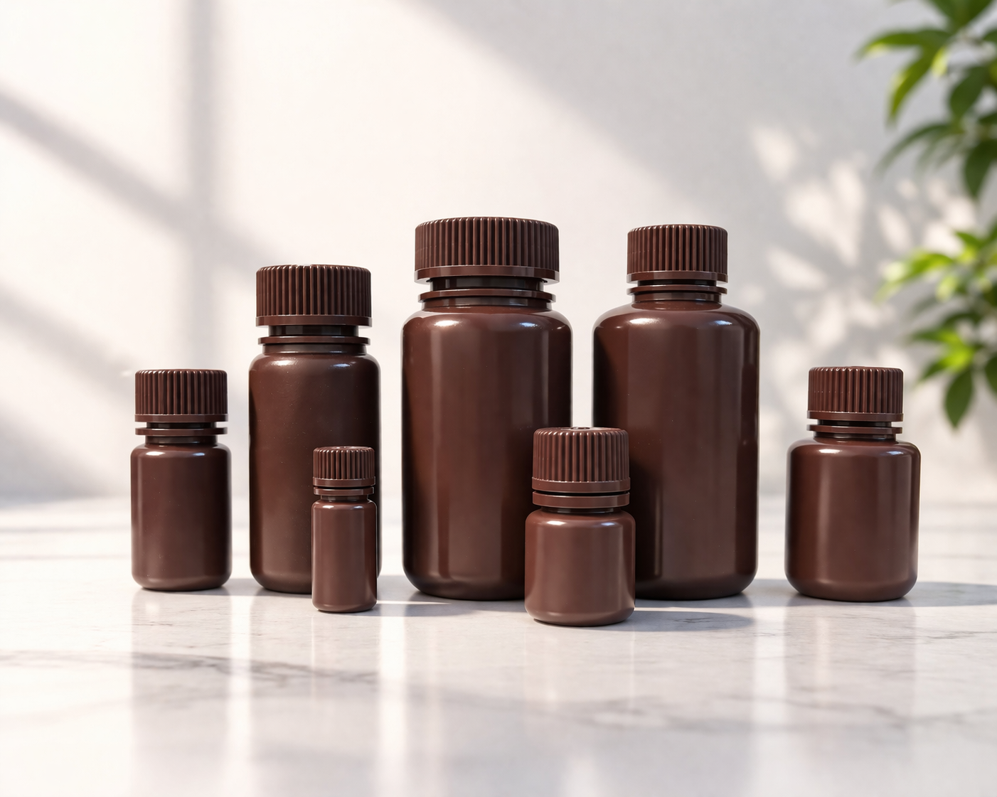 amber medicine bottle