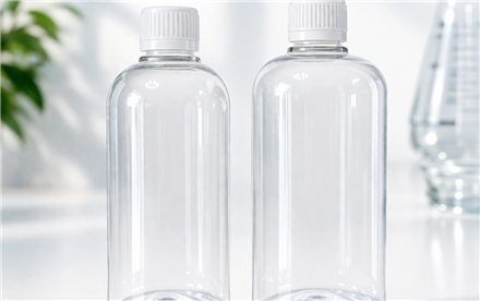 clear PET bottle
